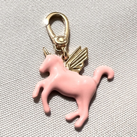 Coach Enamel Uni Charm - Women's Bag Charms - Pink - Picture 2 of 5